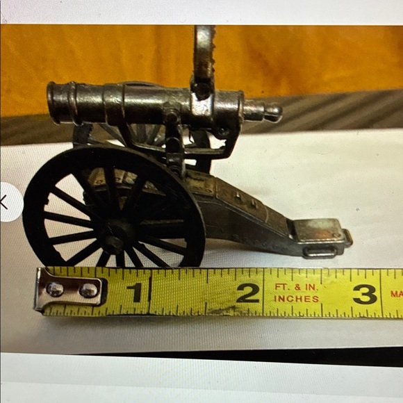 Vintage Die Cast Metal Civil War Cannon Pencil Sharpener - Picture 7 of 9